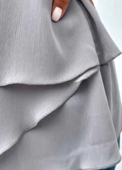 Grey Layered V Neck Tank Top -UrbanLayer Store 323920 P 16785342252986