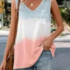 Light Pink Pocket Striped Tank Top -UrbanLayer Store 325215 P 16762822391460