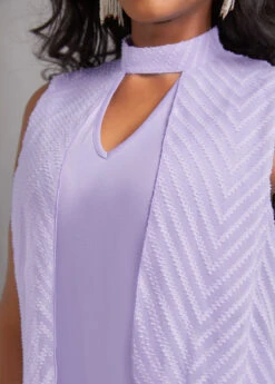 Light Purple Cut Out Sleeveless T Shirt 11 Light Purple Cut Out Sleeveless T Shirt -UrbanLayer Store 329652 P 16824236707114